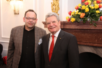 EUKOBA Geschäftsführer Patrick Dohmen bei Bundespräsident Joachim Gauck